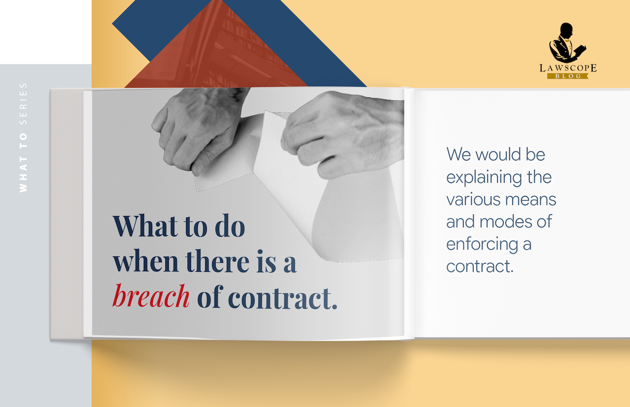 WHAT TO DO WHEN THERE IS A BREACH OF CONTACT